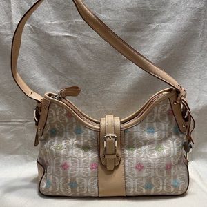 EUC RARE Fossil Signature Flower Power Hobo Bag